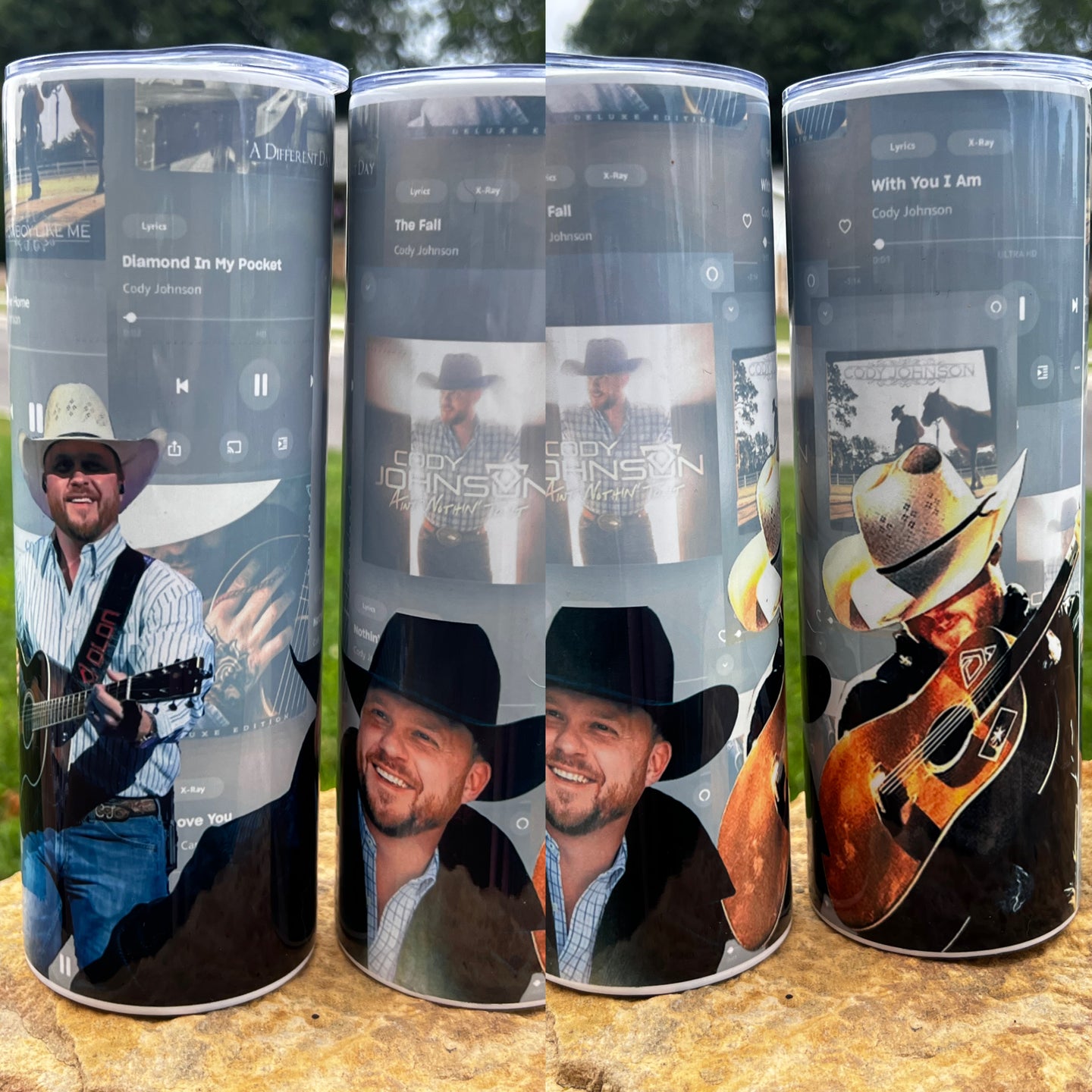 20 oz Skinny Tumbler – Cody Johnson Inspired Design