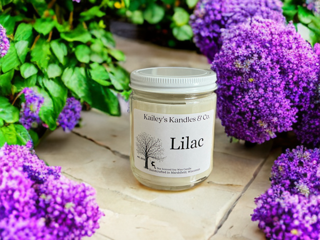 Lilac Candle