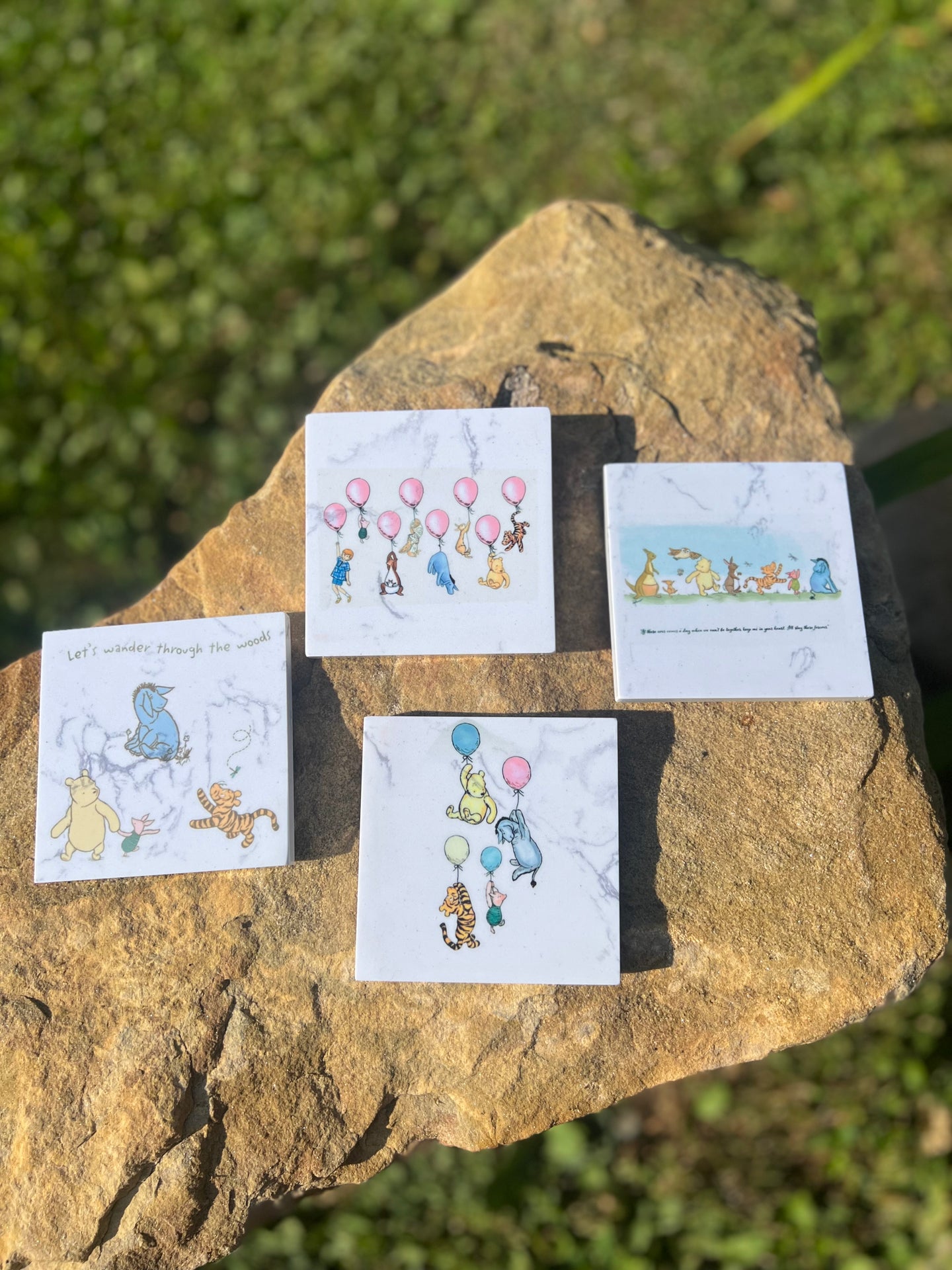 Winnie the Pooh Ceramic Coaster Set