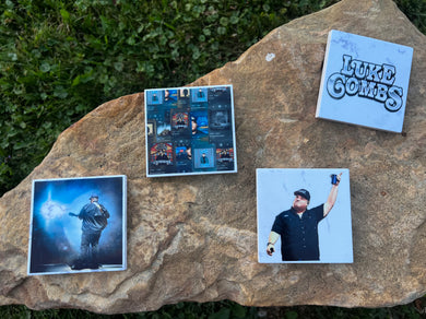 Luke Combs Ceramic Coaster
