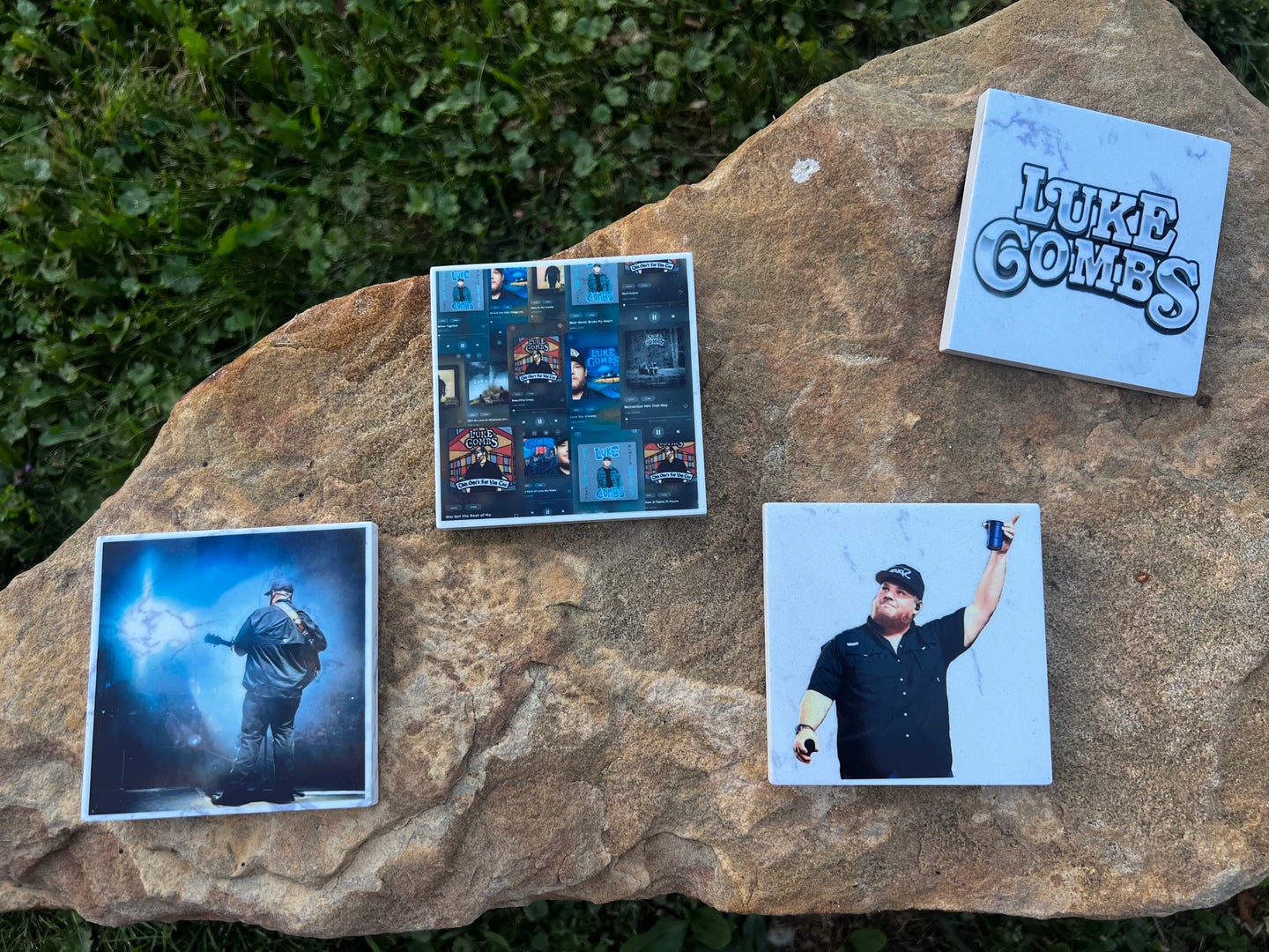 Luke Combs Ceramic Coaster